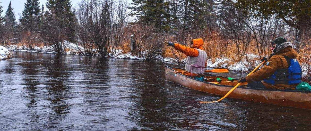 Canoe in River
