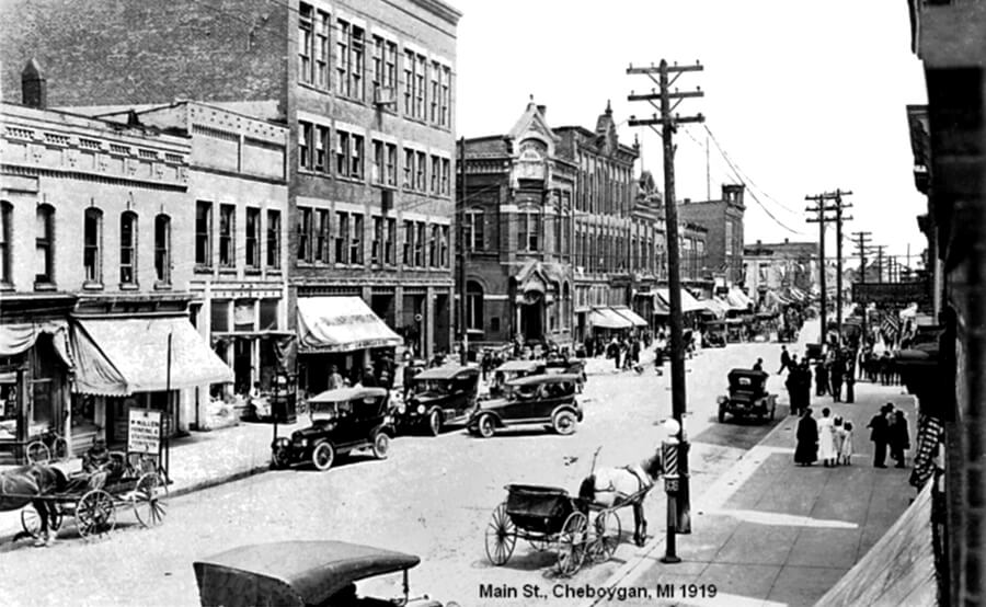 Main Street Cheboygan 1919